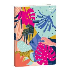 Agenda Semainier Plan Note Quo Vadis - Multilingue - Jungle spirit - 16 mois de Sept/Déc - 15x21 cm  - Memphis