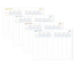 Quo Vadis - Agenda 16 mois - 2025-2026 - Plan Week - Semainier Notes - Multilingue - Andrea - 16 mois de sept à déc. - 16x24 cm