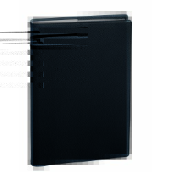 Quo Vadis - Agenda enseignant - 2025-2026 - Le Principal - Semainier Horizontal - Français - Impala - Noir - 13 mois de août à août - 18x24 cm