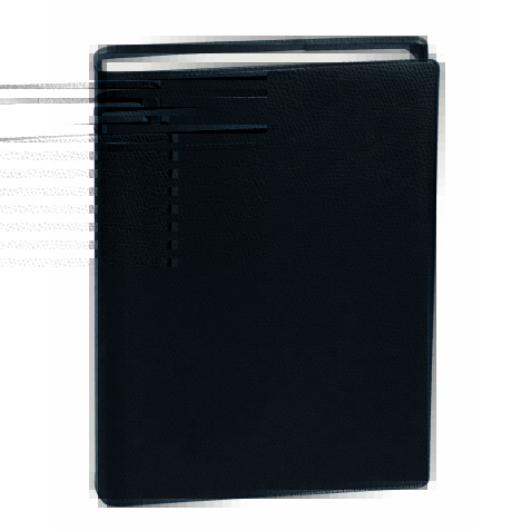 Quo Vadis - Agenda année scolaire - 2025-2026 - Textagenda 21 - Journalier - Français - Impala - Noir - 12 mois de septembre à août - 13x21 cm