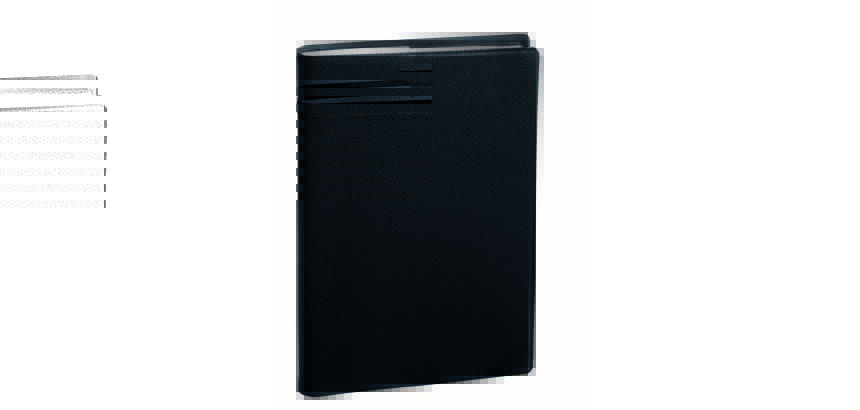 Quo Vadis - Agenda - 2026 - Plain - Mensuel - Français - Impala - Noir - 12 mois de janv à déc. - 10x15 cm avec répertoire