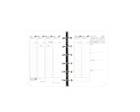Quo Vadis - Recharge Organiseur - 2027 - Minitimer - Semainier Planning - Français - 12 mois de janvier à décembre - 9x12,5 cm