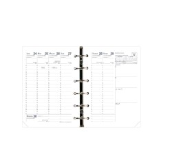 Quo Vadis - Recharge Organiseur - 2027 - Minitimer - Semainier Planning - Français - 12 mois de janvier à décembre - 9x12,5 cm