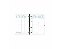Quo Vadis - Recharge Organiseur - 2026-2027 - Compactimer - Semainier Planning - Multilingue - 17 mois de août à décembre - 11,5x16 cm