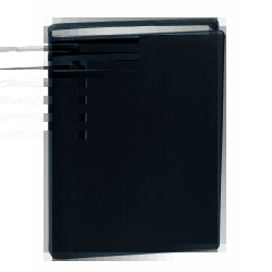 Quo Vadis - Agenda année scolaire - 2025-2026 - Eurotextagenda - Journalier - Multilingue - Impala - Noir - 12 mois de août à juillet - 12x17 cm