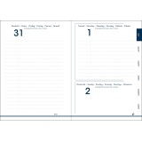Quo Vadis - Recharge Agenda année scolaire - 2026-2027 - Eurotextagenda - Journalier - Multilingue - 12 mois de août à juillet - 12x17 cm