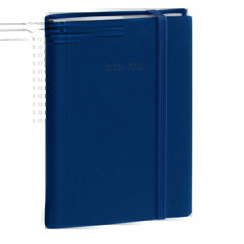 Quo Vadis - Agenda année scolaire - 2025-2026 - Eurotextagenda - Journalier - Multilingue - Silk - 12 mois de août à juillet - 12x17 cm