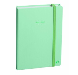 Quo Vadis - Agenda année scolaire - 2025-2026 - Eurotextagenda - Journalier - Multilingue - Pastel - 12 mois de août à juillet - 12x17 cm