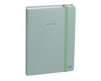 Quo Vadis - Agenda année scolaire - 2026-2027 - Eurotextagenda - Journalier - Multilingue - Pastel - Vert clair - 12 mois de août à juillet - 12x17 cm