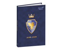 Quo Vadis - Agenda année scolaire - 2025-2026 - Eurotextagenda - Journalier - Multilingue - Louise & Arthur - 12 mois de août à juillet - 12x17 cm - par 8