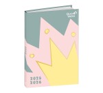 Quo Vadis - Agenda année scolaire - 2025-2026 - Eurotextagenda - Journalier - Multilingue - Louise & Arthur - 12 mois de août à juillet - 12x17 cm - par 8