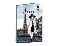 Quo Vadis - Agenda année scolaire - 2026-2027 - Eurotextagenda - Journalier - Multilingue - Cities - Paris - 12 mois de août à juillet - 12x17 cm
