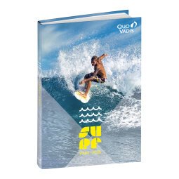 Agenda Journalier Eurotext Quo Vadis - Multilingue - One Way - 12 mois de Août/Juillet - 12x17 cm  - Surf