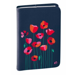 Quo Vadis - Agenda année scolaire - 2026-2027 - Eurotextagenda - Journalier - Multilingue - Bloom - Coquelicot - 12 mois de août à juillet - 12x17 cm