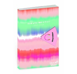 Quo Vadis - Agenda année scolaire - 2025-2026 - Eurotextagenda - Journalier - Multilingue - Positive vibes - Multicolore - 12 mois de août à juillet - 12x17 cm - par 6