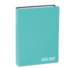 Quo Vadis - Agenda année scolaire - 2026-2027 - Eurotextagenda - Journalier - Multilingue - Galaxy - Vert - 12 mois de août à juillet - 12x17 cm
