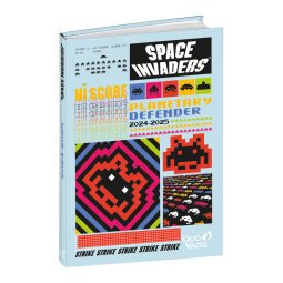 Agenda Journalier Eurotext Quo Vadis - Multilingue - Space invaders - 12 mois de Août/Juillet - 12x17 cm  - Score