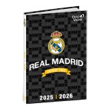 Quo Vadis - Agenda année scolaire - 2025-2026 - Eurotextagenda - Journalier - Multilingue - Real Madrid - 12 mois de août à juillet - 12x17 cm - par 6
