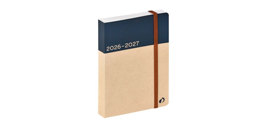 Quo Vadis - Agenda année scolaire - 2026-2027 - Eurotextagenda Recyclé - Journalier - Multilingue - 12 mois de août à juillet - 12x17 cm recyclé