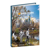 Quo Vadis - Agenda année scolaire - 2026-2027 - Eurotextagenda - Journalier - Multilingue - Cities - New York - 12 mois de août à juillet - 12x17 cm