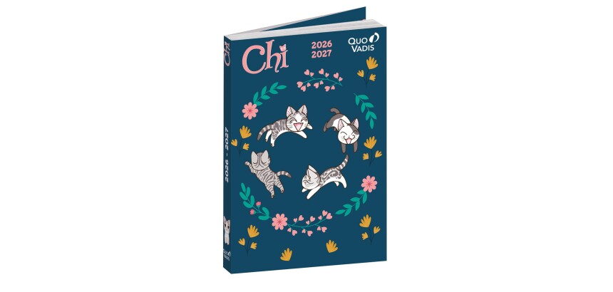 Quo Vadis - Agenda année scolaire - 2026-2027 - Eurotextagenda - Journalier - Multilingue - Chi - liberty - 12 mois de août à juillet - 12x17 cm