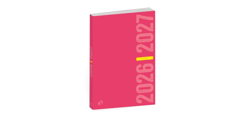 Quo Vadis - Agenda année scolaire - 2026-2027 - Eurotextagenda - Journalier - Multilingue - Welcome - 12 mois de août à juillet - 12x17 cm