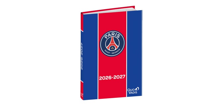 Quo Vadis - Agenda année scolaire - 2026-2027 - Eurotextagenda - Journalier - Multilingue - PSG - Diagonale - 12 mois de août à juillet - 12x17 cm
