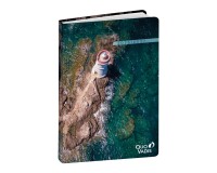 Quo Vadis - Agenda année scolaire - 2026-2027 - Eurotextagenda Recyclé - Journalier - Multilingue - Respire - Phare - 12 mois de août à juillet - 12x17 cm