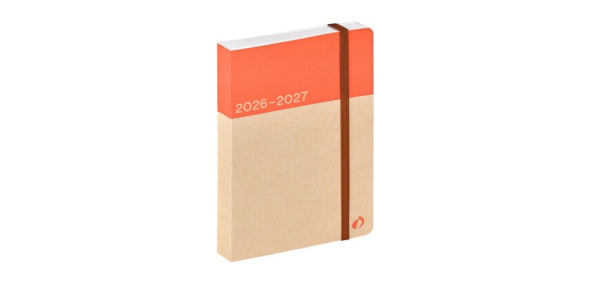 Quo Vadis - Agenda année scolaire - 2026-2027 - Eurotextagenda Recyclé - Journalier - Multilingue - 12 mois de août à juillet - 12x17 cm recyclé