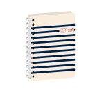 Quo Vadis - Agenda année scolaire - Spiralé - 2026-2027 - Eurotextagenda S - Journalier - Multilingue - Egeo - Marinière - 12 mois de août à juillet - 12x17 cm