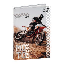 Agenda Journalier Eurotext Quo Vadis - Multilingue - One Way - 12 mois de Août/Juillet - 12x17 cm  - Moto