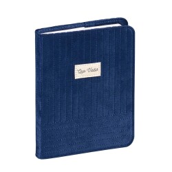Quo Vadis - Agenda année scolaire - 2025-2026 - Eurotextagenda - Journalier - Multilingue - Colette - Bleu - 12 mois de août à juillet - 12x17 cm