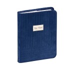 Quo Vadis - Agenda année scolaire - 2026-2027 - Eurotextagenda - Journalier - Multilingue - Colette - Bleu nuit - 12 mois de août à juillet - 12x17 cm