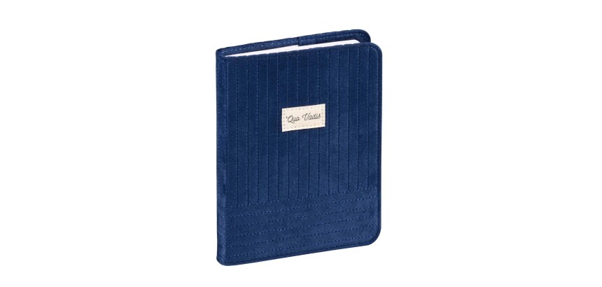 Quo Vadis - Agenda année scolaire - 2026-2027 - Eurotextagenda - Journalier - Multilingue - Colette - Bleu nuit - 12 mois de août à juillet - 12x17 cm