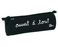 Quo Vadis - Trousse scolaire - Ronde - Ben - 23x8x8 cm - Toile (polyester) - 1 compartiment(s) -  par 8