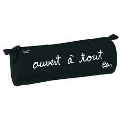 Quo Vadis - Trousse scolaire - Ronde - Ben - 23x8x8 cm - Toile (polyester) - 1 compartiment(s) -  par 8