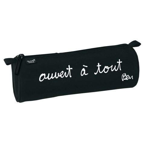 Quo Vadis - Trousse scolaire - Ronde - Ben - 23x8x8 cm - Toile (polyester) - 1 compartiment(s) -  par 8