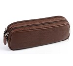 Quo Vadis - Trousse - Rectangle - Goya - 21x6x7 cm Cuir pleine fleur de vachette - 1 compartiment(s) - par 6