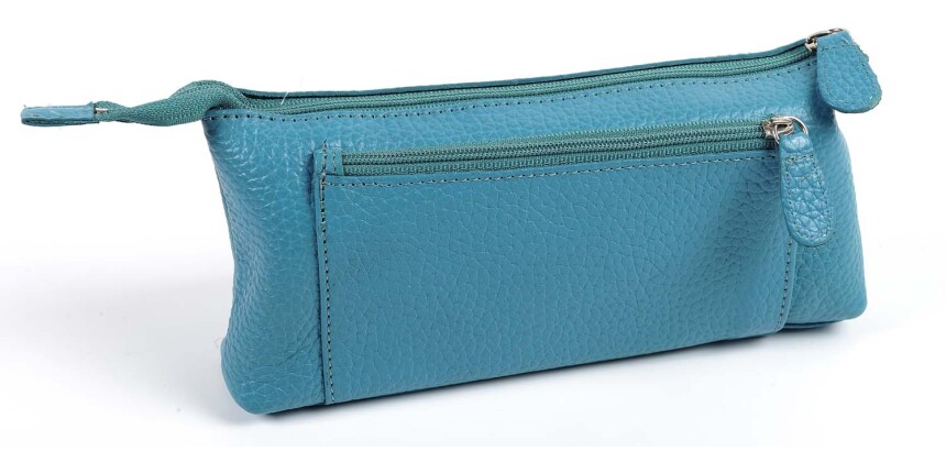 Quo Vadis - Trousse - Rectangle - Goya - - 19x4x9 cm - Cuir pleine fleur de vachette - 1 compartiment(s) -  par 6