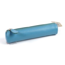Quo Vadis - Trousse - Ronde - Satiny - 17x3,5 cm - Cuir pleine fleur de vachette - 1 compartiment(s) -  par 12