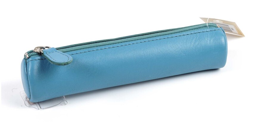 Quo Vadis - Trousse - Ronde - Satiny - 17x3,5 cm - Cuir pleine fleur de vachette - 1 compartiment(s) -  par 12