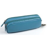 Quo Vadis - Trousse - Rectangle - Satiny - 21x6x7 cm - Cuir pleine fleur de vachette - 1 compartiment(s) -  par 6