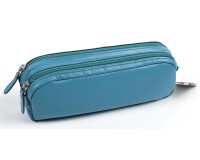 Quo Vadis - Trousse - Rectangle - Satiny - 21x6x7 cm - Cuir pleine fleur de vachette - 1 compartiment(s) -  par 6