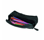 Trousse Quo Vadis velours en cuir - assorties