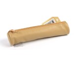 Quo Vadis - Trousse - Ronde - Merinos - 17x3,5 cm - Cuir pleine fleur de porc - 1 compartiment - par 12