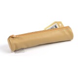 Quo Vadis - Trousse - Ronde - Merinos - 17x3,5 cm - Cuir pleine fleur de porc - 1 compartiment - par 12