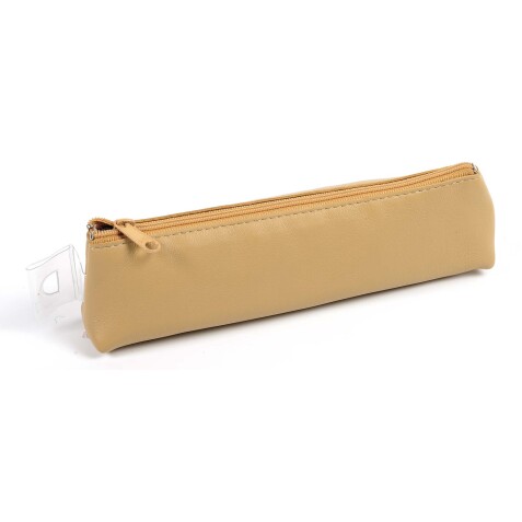 Quo Vadis - Trousse - Trapèze - Merinos - Marron - 18x3,5x5 cm - Cuir pleine fleur de porc - 1 compartiment(s) -  par 12