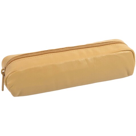 Quo Vadis - Trousse - Rectangle - Merinos  - 20x6x4,5 cm - Cuir pleine fleur de porc - 1 compartiment - par 12
