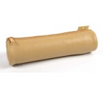 Quo Vadis - Trousse - Ronde - Merinos - 22x6 cm - Cuir pleine fleur de porc - 1 compartiment - par 12