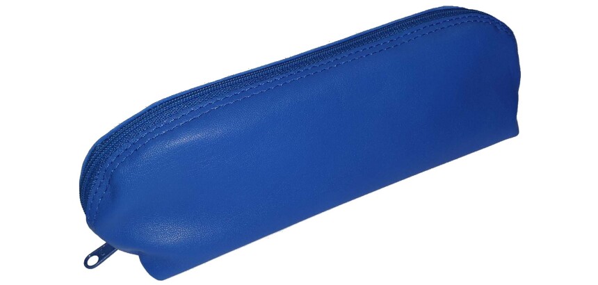 Quo Vadis - Trousse - Triangle - Merinos - 21x6,5x6,5 cm Cuir pleine fleur de porc - 1 compartiment(s) - par 12